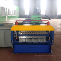 double layer trapezoidal roof tile roll forming making machine